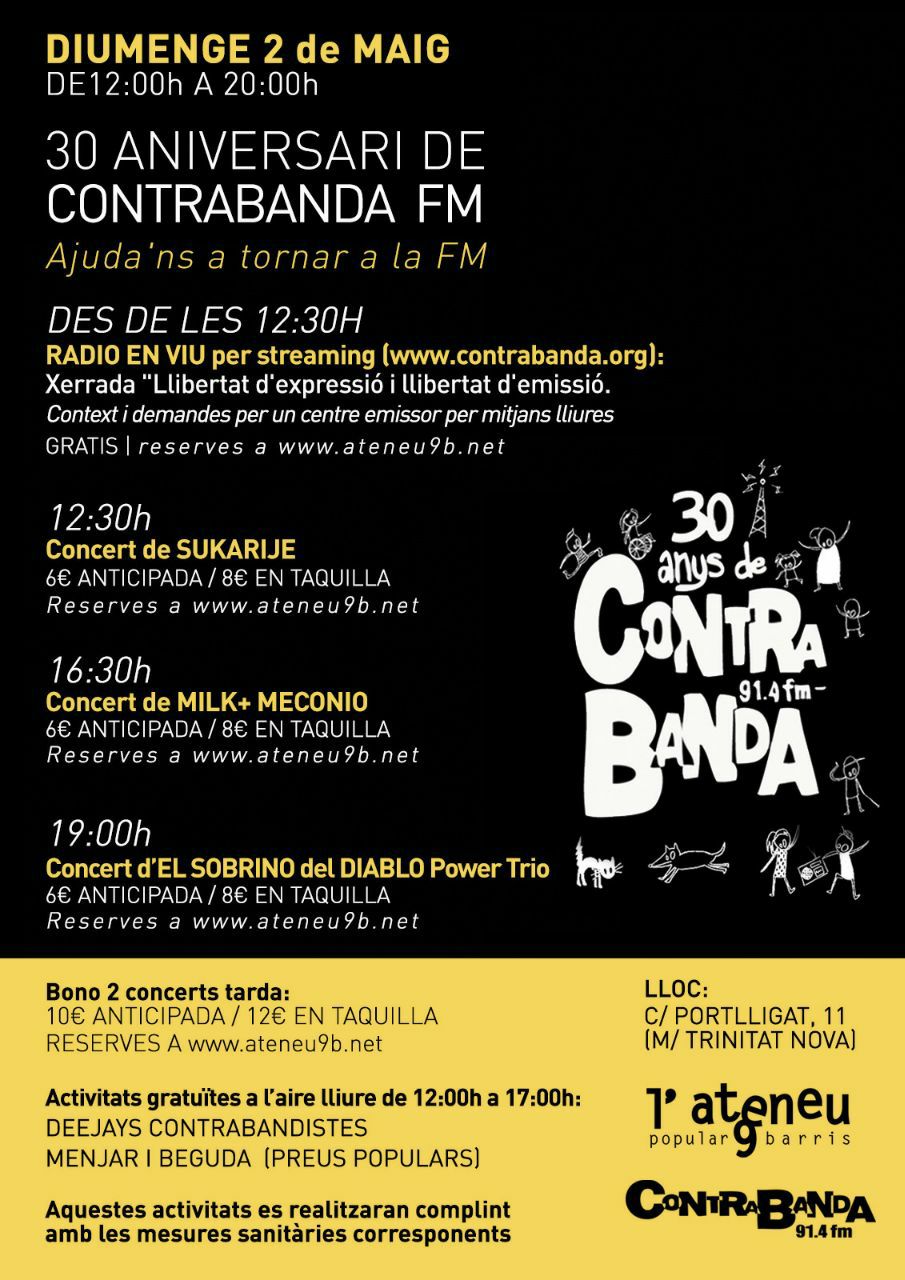30 aniversari Contrabanda FM